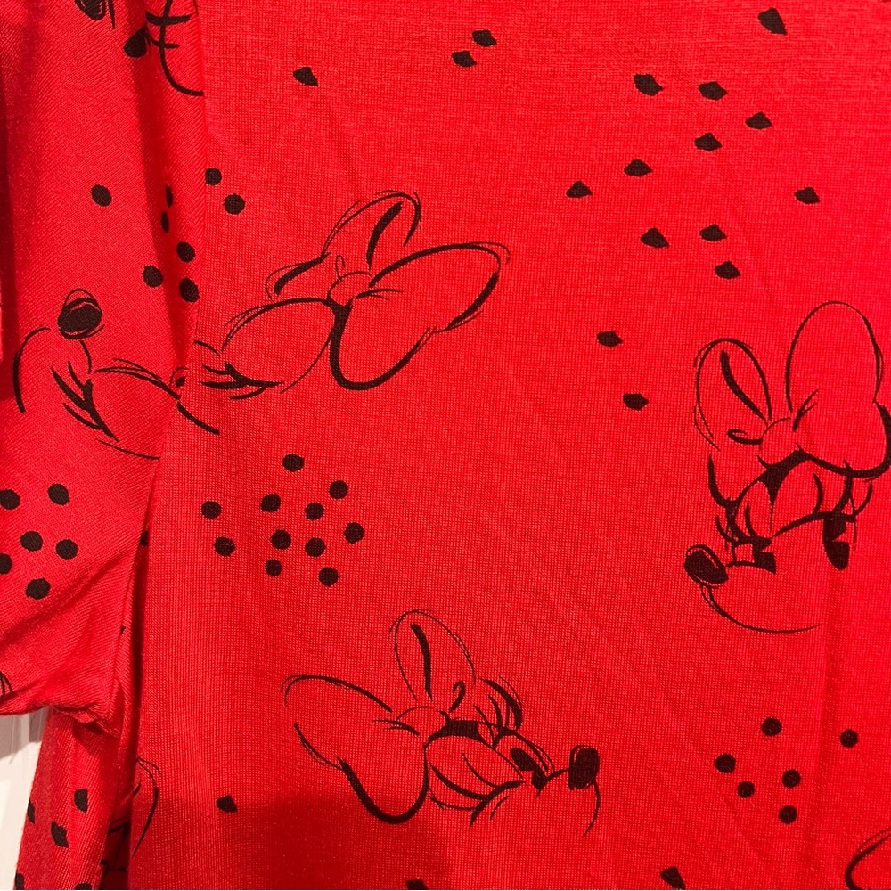 Disney Parks Minnie Mouse Tunic Peplum Top NWT Medium - Picture 7 of 8